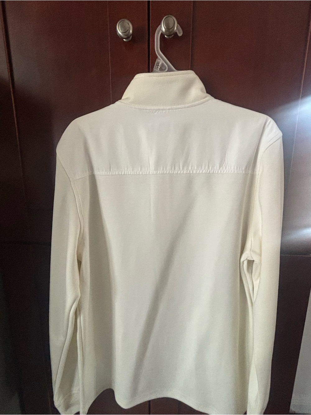 Bugatchi Ivory Zip-Front Pullover - Picture 3 of 5